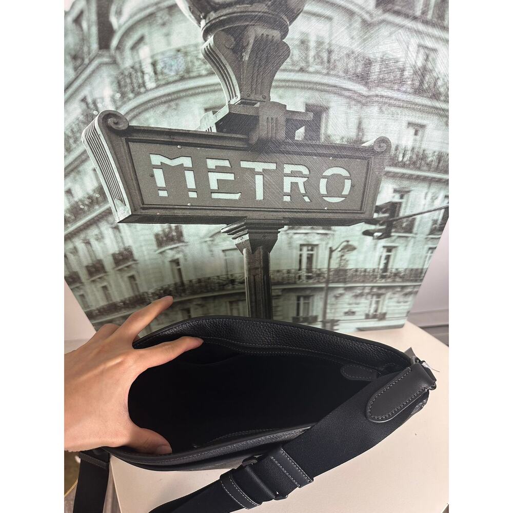 Coach CH078 District Crossbody Bag In Signature Canvas IN Charcoal Black - Picture 4 of 6